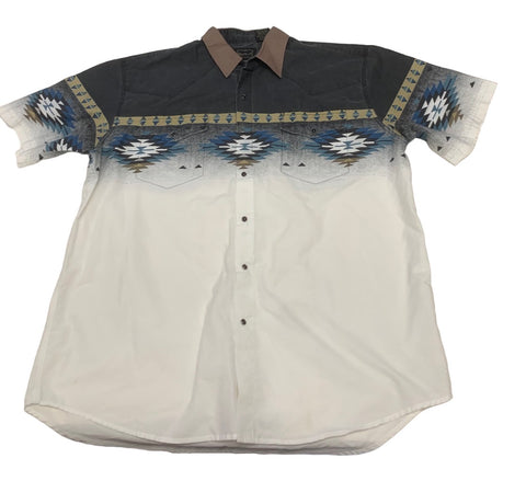 Vintage Western Style Button Down Top