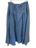Vintage A-Line Denim Skirt