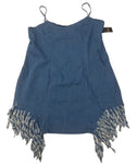 Denim Fringe Dress