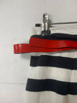 Vintage Ezra Striped Pencil Skirt w/belt