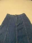 Vintage Denim A-Line Skirt