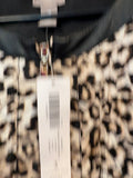 Cheetah Patterned Quilted Jacket
