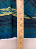 Vintage Wool Striped Turtleneck Sweater