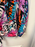 Afrocentric Graffiti Patterned Hoodie