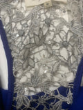 Bling Lace Overlay Blouse