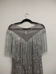 Silver Fringe Gown