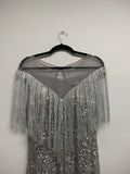 Silver Fringe Gown