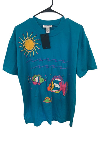 Vintage Patchwork graphic detail T-Shirt