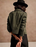 Hunter Green Moto Jacket