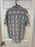 Tribal Patterned Button Down Top