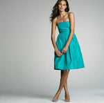 Satin Strapless Dress