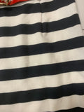 Vintage Ezra Striped Pencil Skirt w/belt