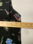 Vintage Multicolored Graphic Patterned Summer Dress