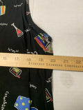 Vintage Multicolored Graphic Patterned Summer Dress