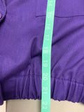 Purple Vintage Bomber Jacket