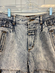 Vintage Acid Wash Cargo Style Jeans