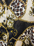 Chainlink Patterned Vintage Blouse