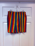 Vintage Rainbow Striped Shorts