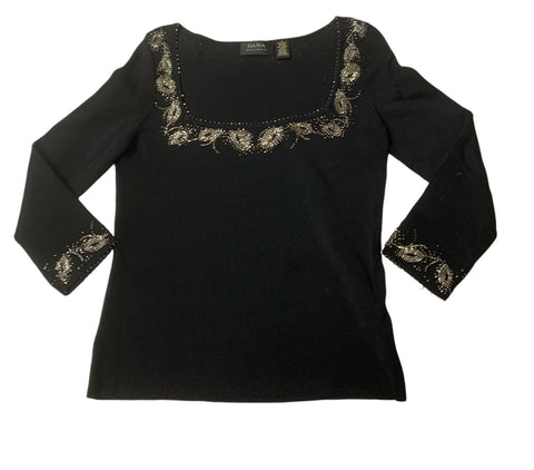 Vintage Beaded Bling Dana Buchman Sweater