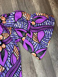 African Patterned Off The Shoulder Blouse