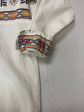 Vintage Native Patterned Button Down Top