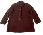 Vintage Burgundy PeaCoat