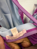 Purple Ruched Club Dress