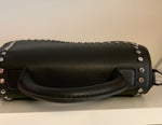 Silver Studded Asymmetrical Handbag