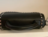 Silver Studded Asymmetrical Handbag