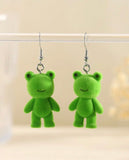 Fuzzy Frog Earrings