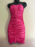 Hot Link Ruched Mini Dress