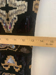 Sequin Embellished Western Patterned Vintage Dress