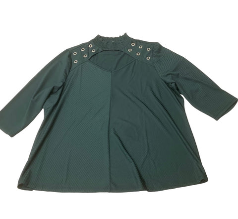 Grommet Detail Blouse