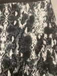 Snakeskin Patterned Skirt