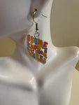 I don't know I just work here statement earrings