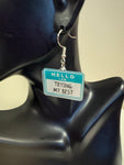 Trying My Best Nametag Earrings