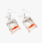 Goldfish Bag Statement Earrings