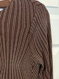 Trixxi Brown Bling Dress