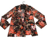 Multicolored Floral Patterned Blazer