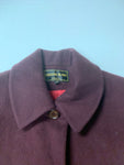 Vintage Burgundy PeaCoat