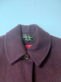 Vintage Burgundy PeaCoat