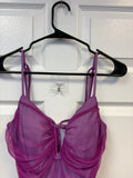 Purple Ruched Club Dress