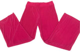 Hot Pink Ribbed Knit Pants