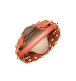 Michael Kors Hollis Peppled Leather Studded Bag. NWT-Preowned