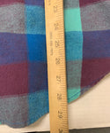 Vintage Multicolored Plaid Patterned Top