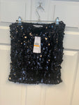 DKNY NWT-Preowned Sequin Mini Skirt