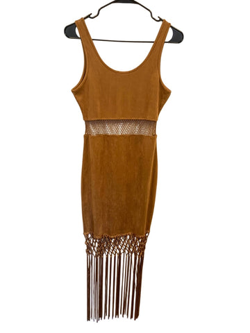 Bear Dance Microsuede Fringe Dress