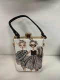 Goth Graphic Flask Handbag