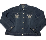 Vintage Bling Graphic Denim Jacket