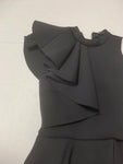 Black Peplum Dress